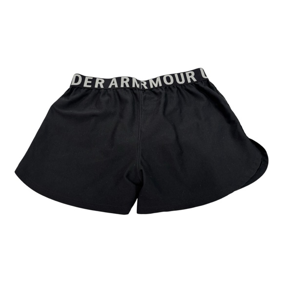 Under Armour Girls Large Black Shorts - Picture 2 of 4